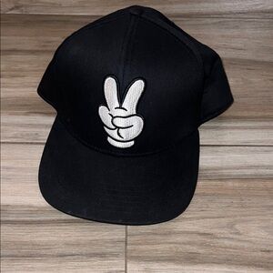 Disney Black Cap with Mickey Embroidery